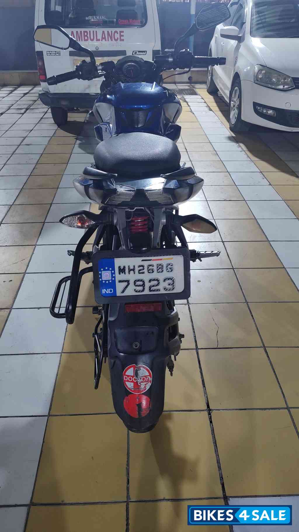 Blue Black Bajaj Pulsar NS 160