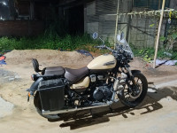 Beige Royal Enfield Meteor 350 Supernova