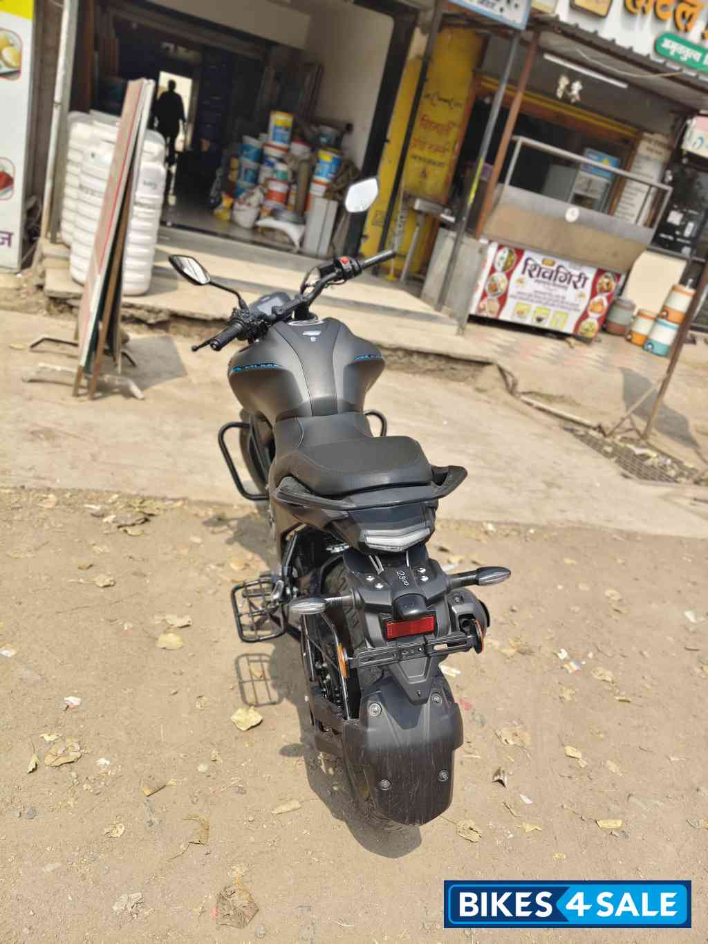 Mat Black Yamaha FZ-S FI Hybrid