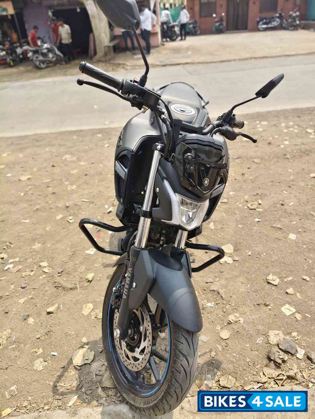Mat Black Yamaha FZ-S FI Hybrid