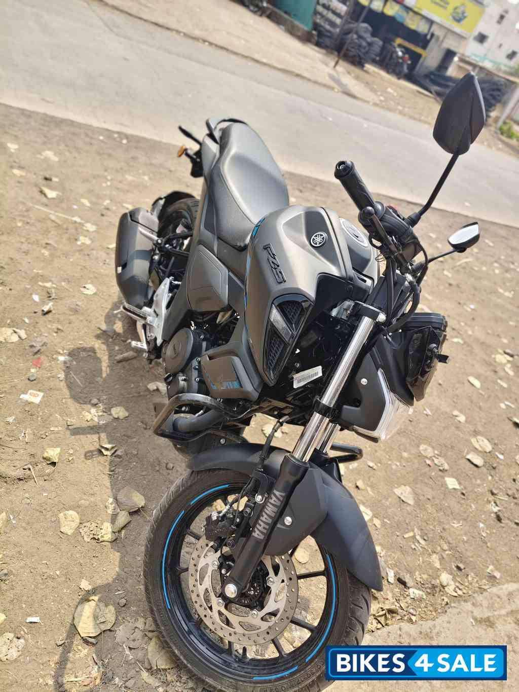Mat Black Yamaha FZ-S FI Hybrid
