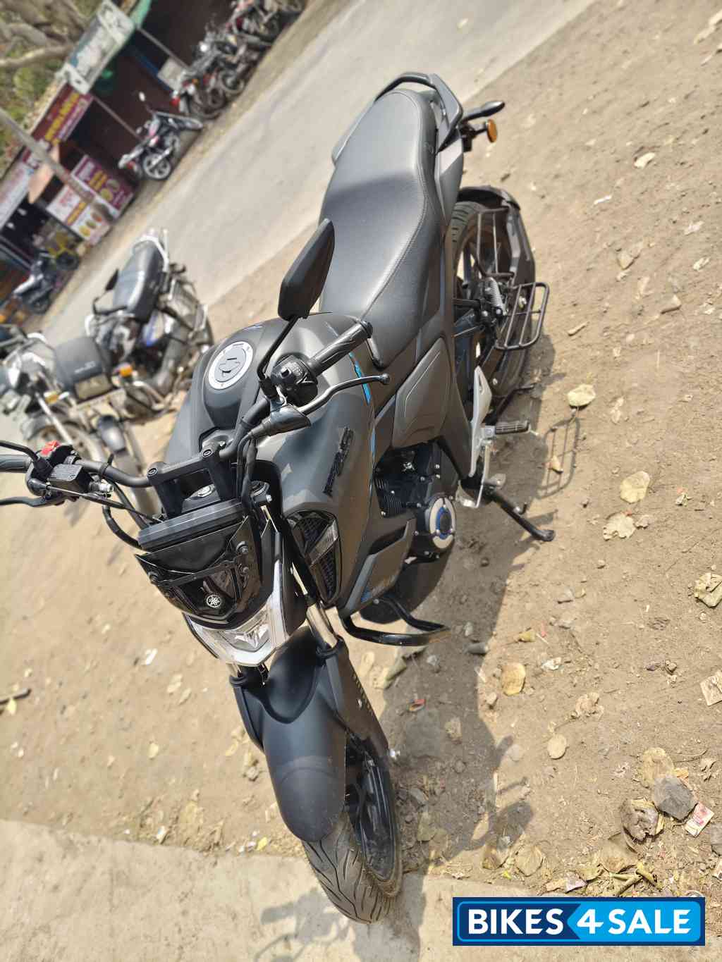 Mat Black Yamaha FZ-S FI Hybrid