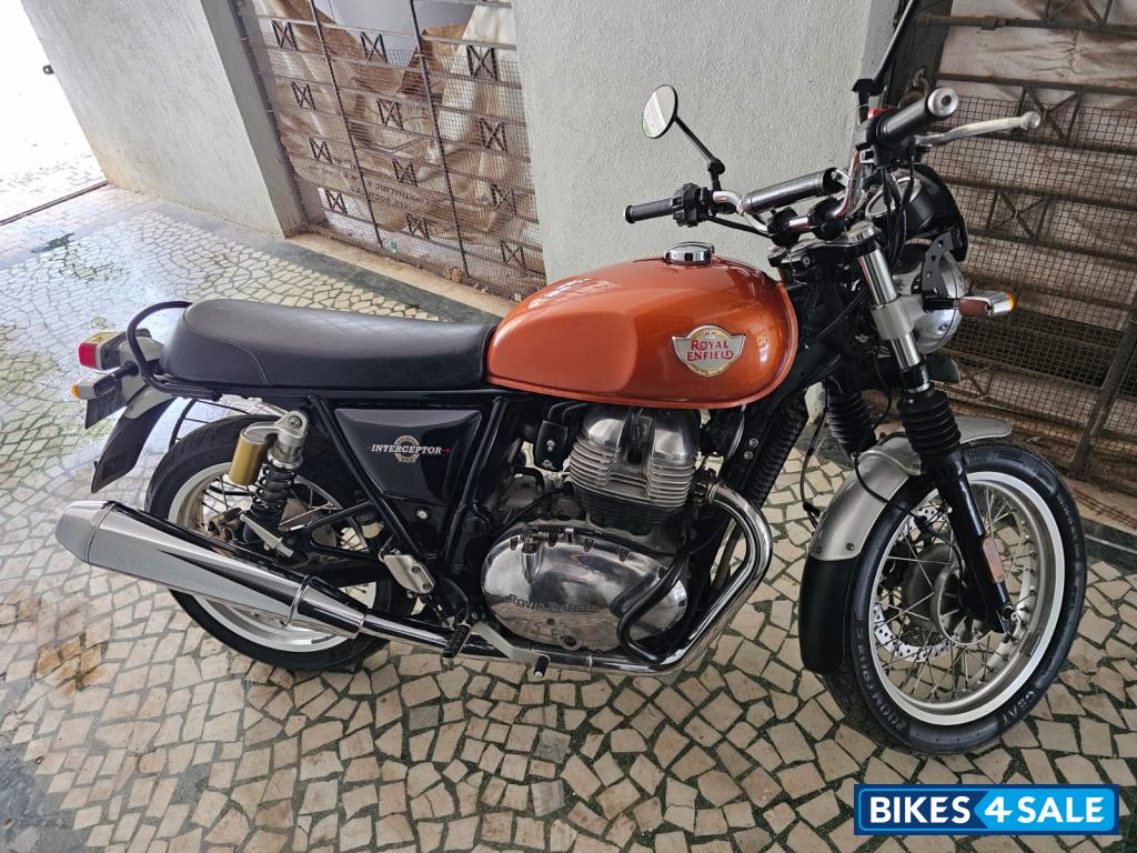 Orange Crush Royal Enfield Interceptor 650 Twin