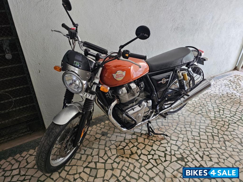 Orange Crush Royal Enfield Interceptor 650 Twin
