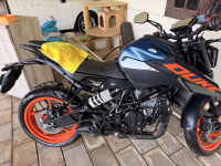 Blue KTM Duke 250 2024