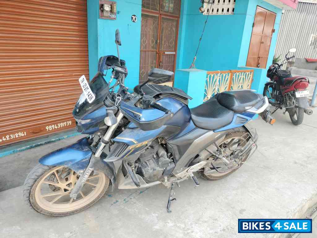 Matt Blue Yamaha FZS 25 BS6