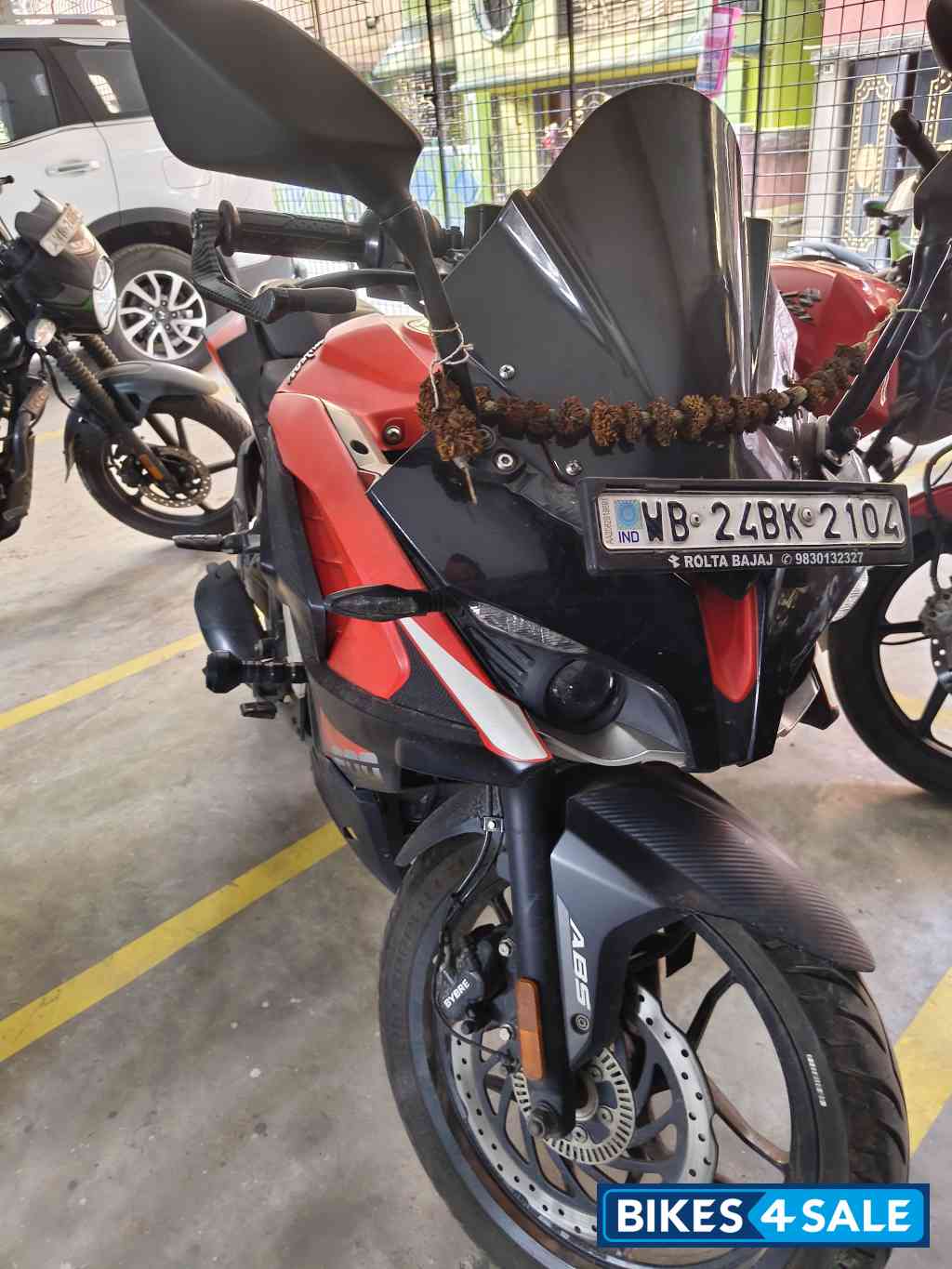 Brunt Red Bajaj Pulsar RS 200