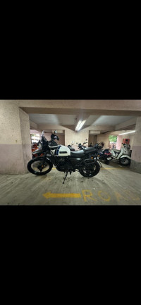 White Yezdi Adventure Gloss 2024