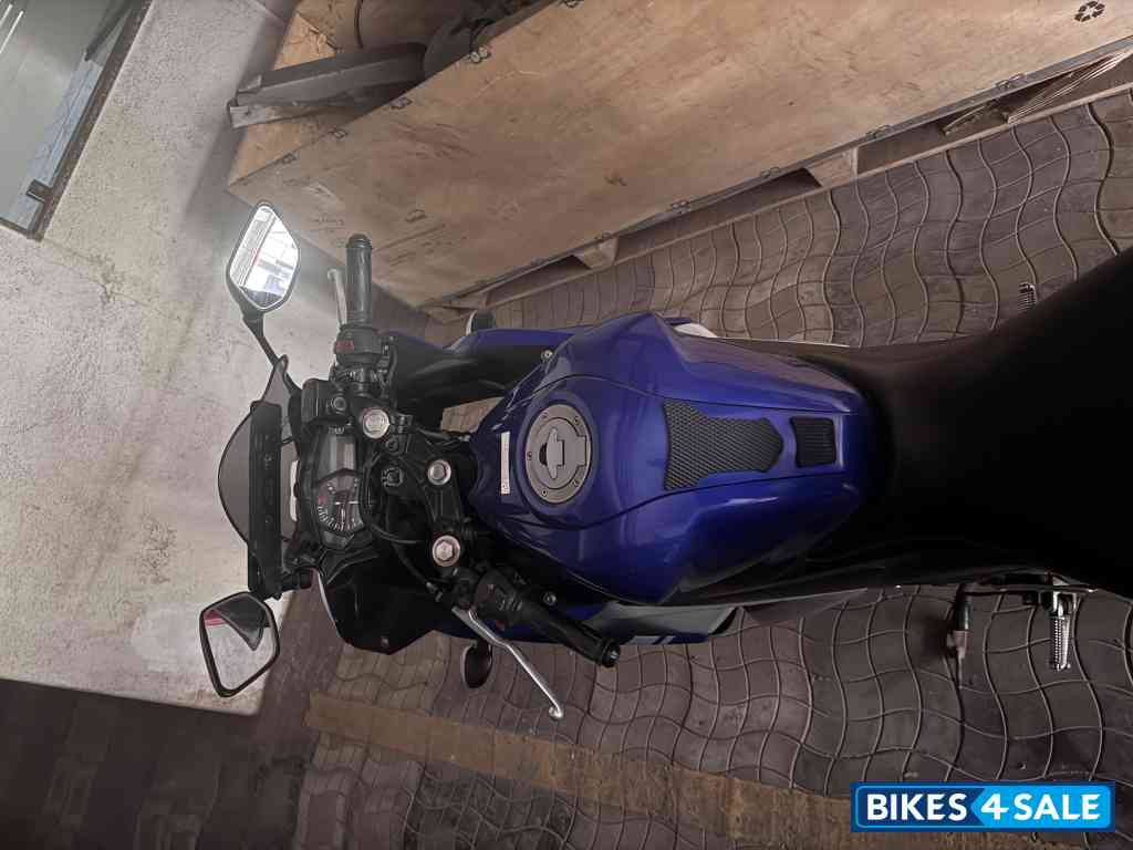 Blue Yamaha YZF R3