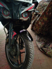 Demon Black Bajaj Pulsar RS 200 ABS