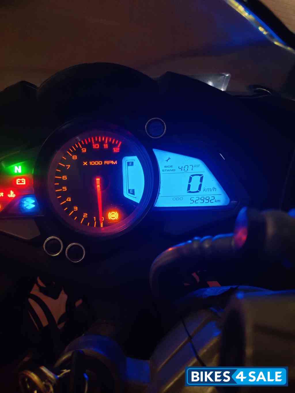 Demon Black Bajaj Pulsar RS 200 ABS
