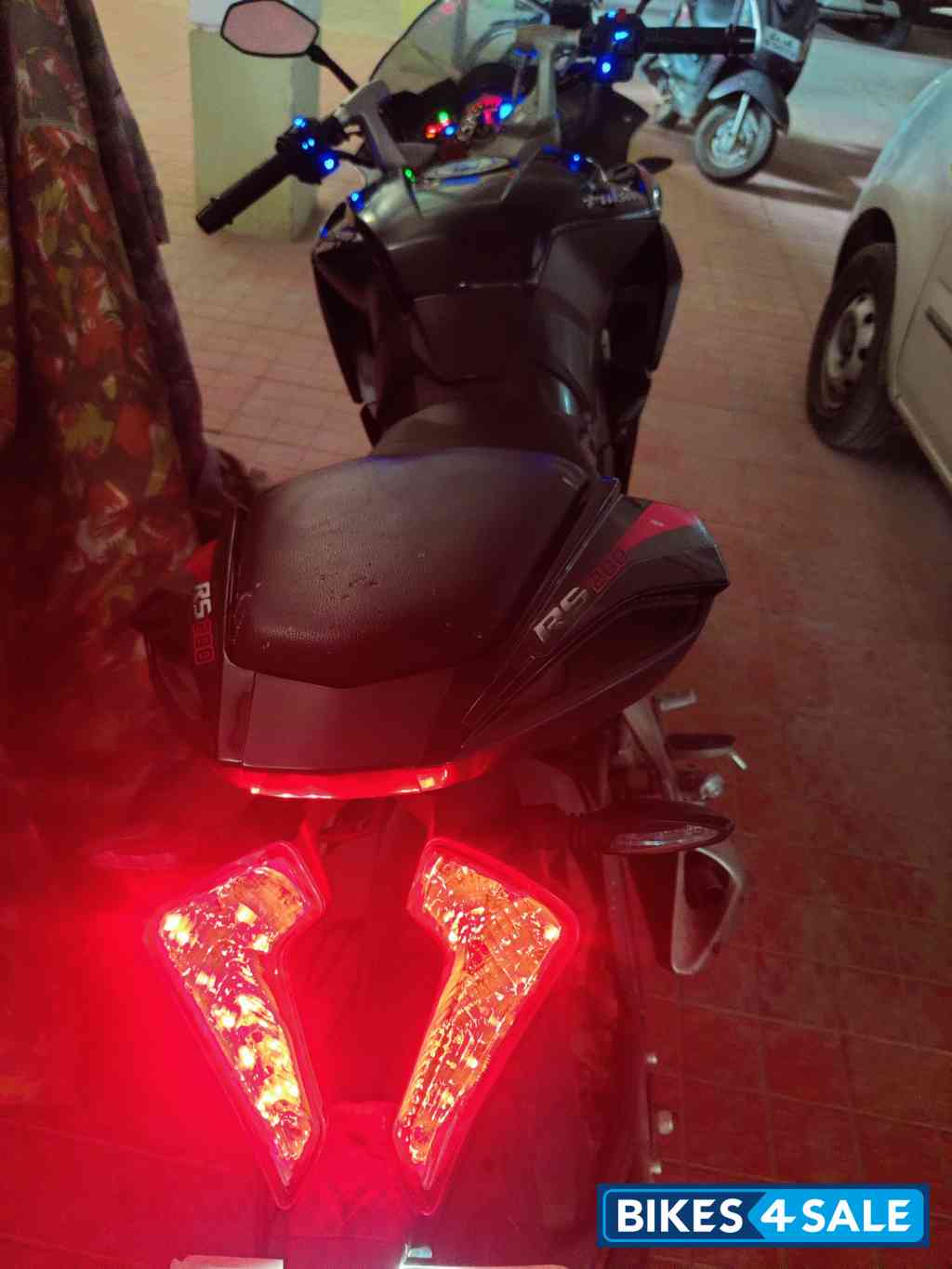 Demon Black Bajaj Pulsar RS 200 ABS