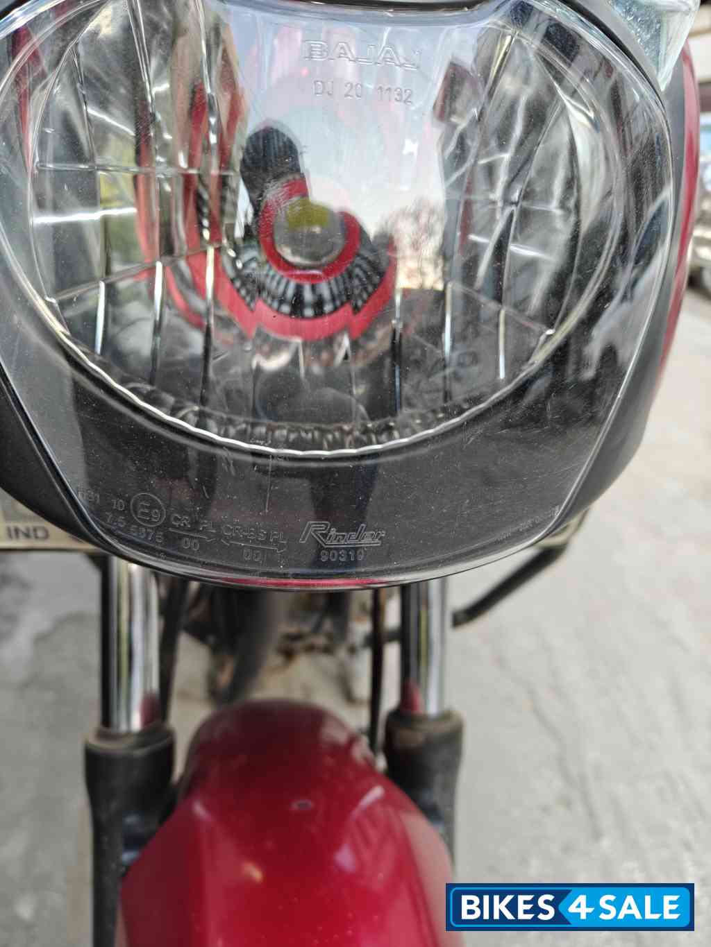 Red Bajaj Pulsar 150 DTSi