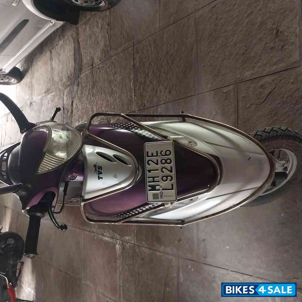 Purple TVS Scooty Pep Plus