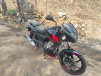 Black And Red Bajaj Pulsar 150