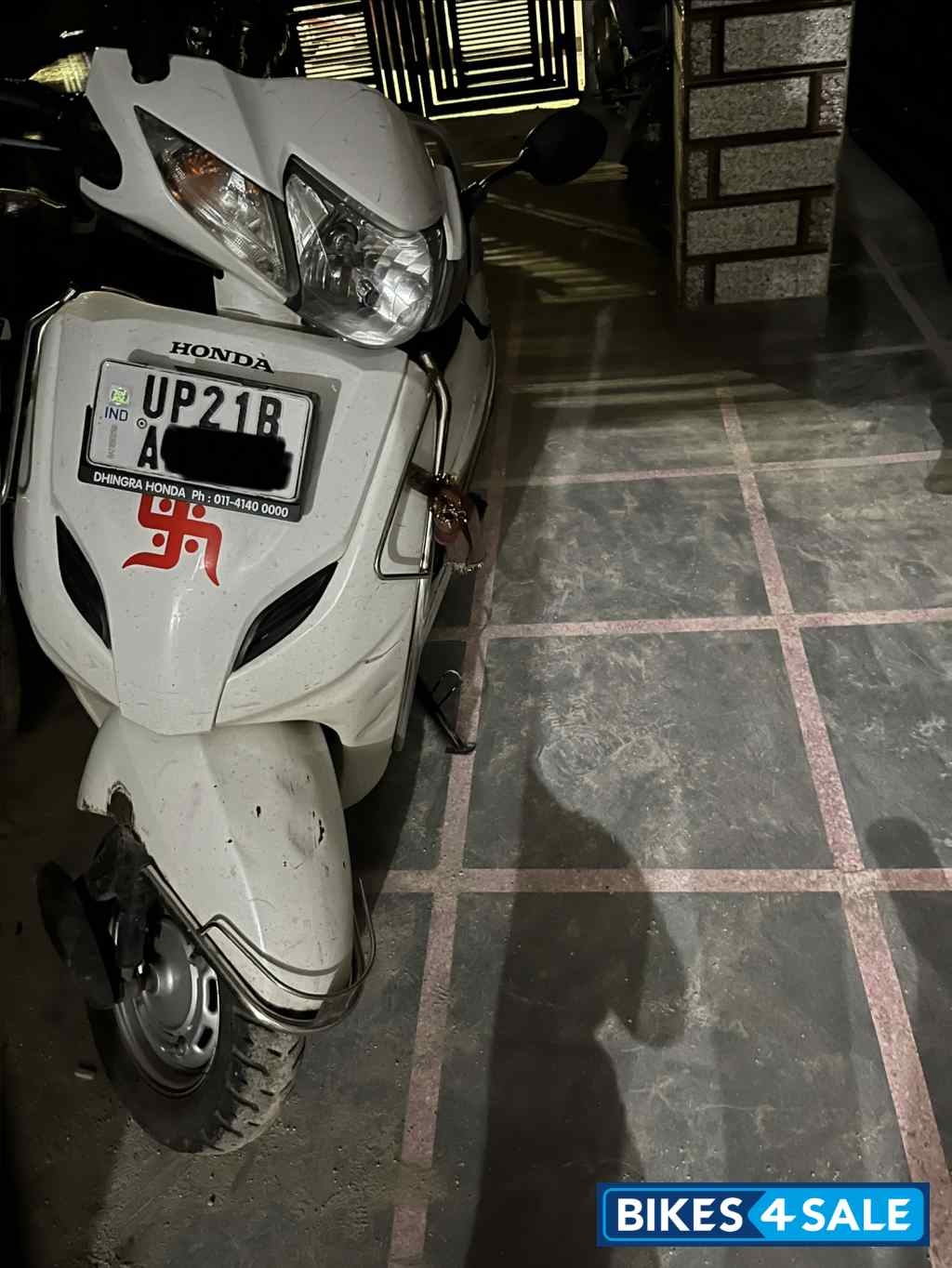 White Honda Activa 3G