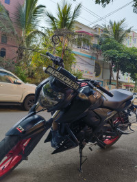 Matte Black TVS Apache RTR 160 4V Special Edition