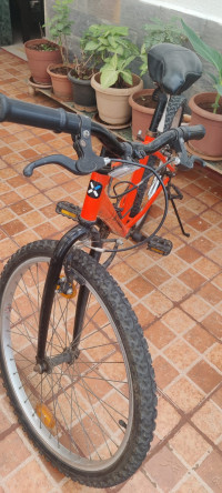 Orange Bicycle Decathlon