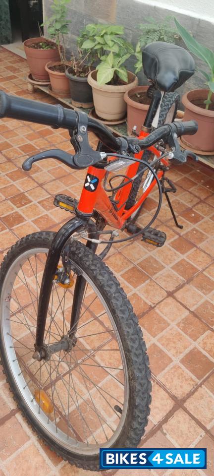 Orange Bicycle Decathlon