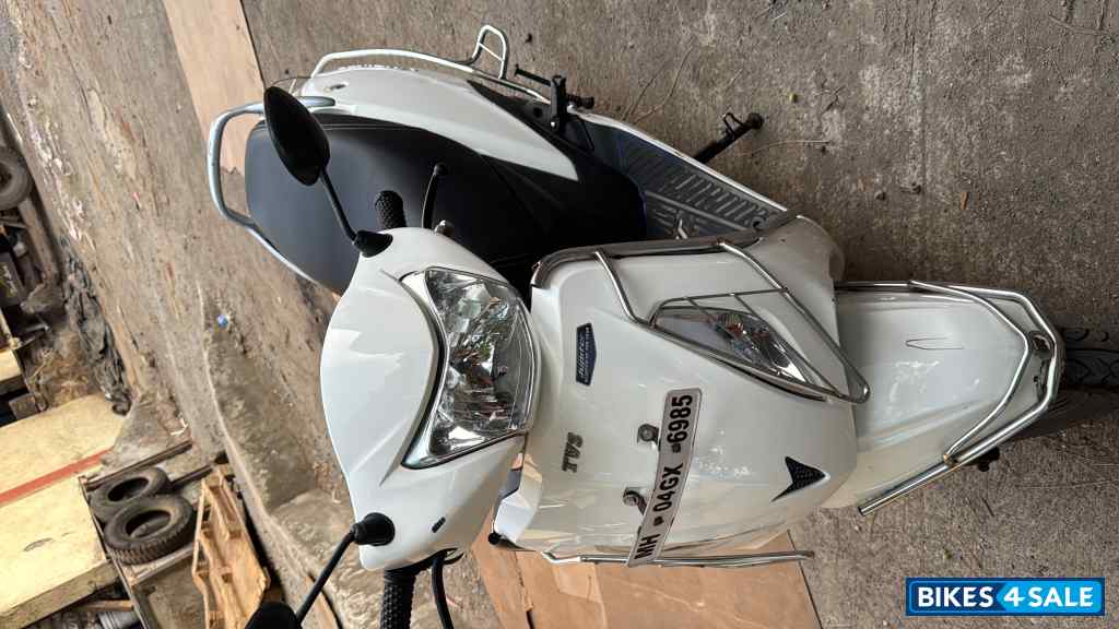 White TVS Jupiter