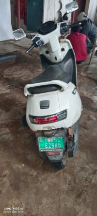 Pearl White TVS iQube Electric