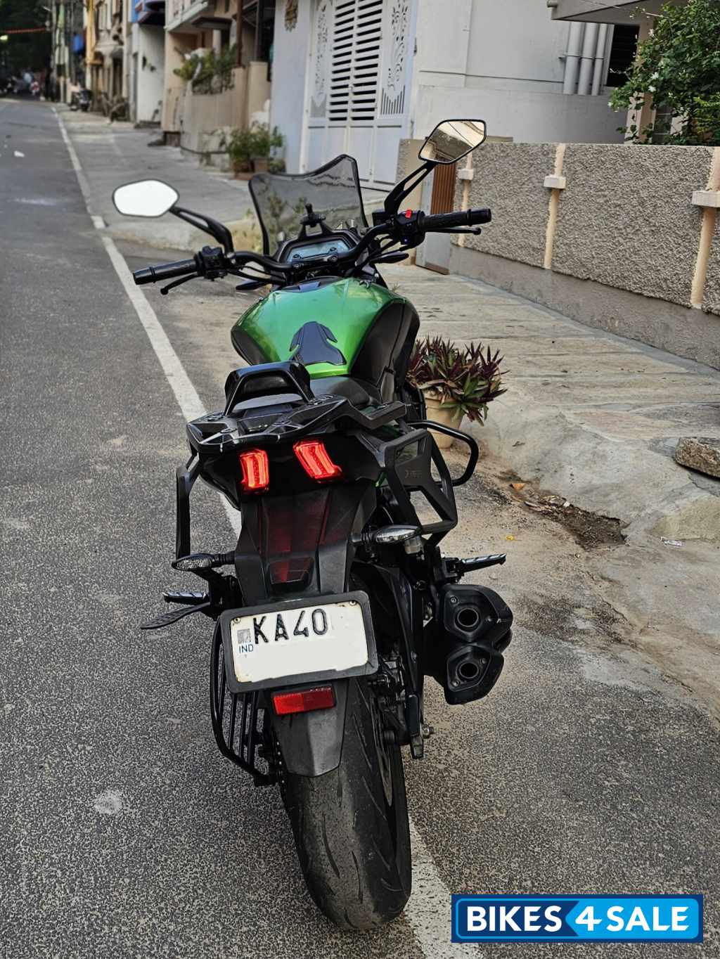 Savanna Green Bajaj Dominar 400 Disc