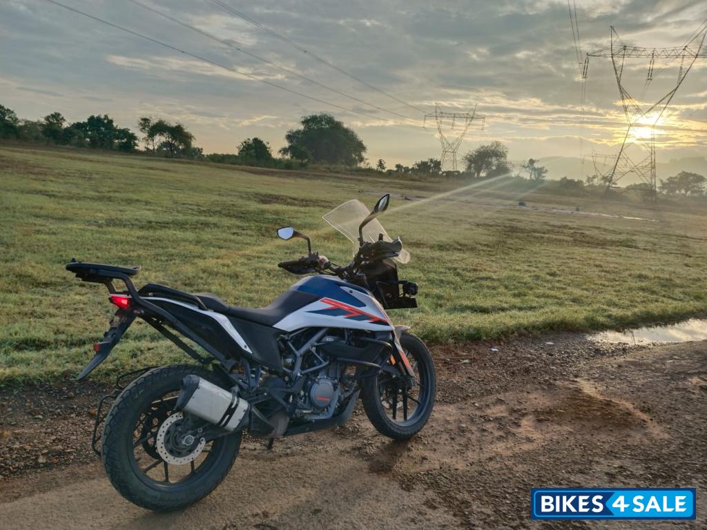 Blue White KTM 250 Adventure