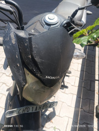 Black Honda CB Twister