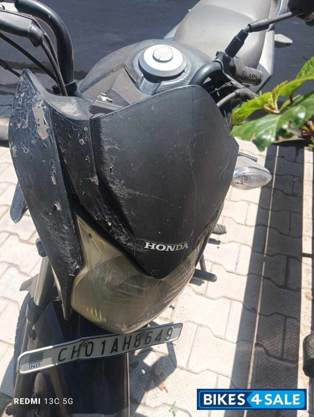 Black Honda CB Twister