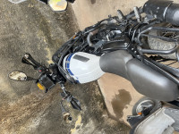 White Yezdi Adventure Gloss