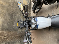 White Yezdi Adventure Gloss