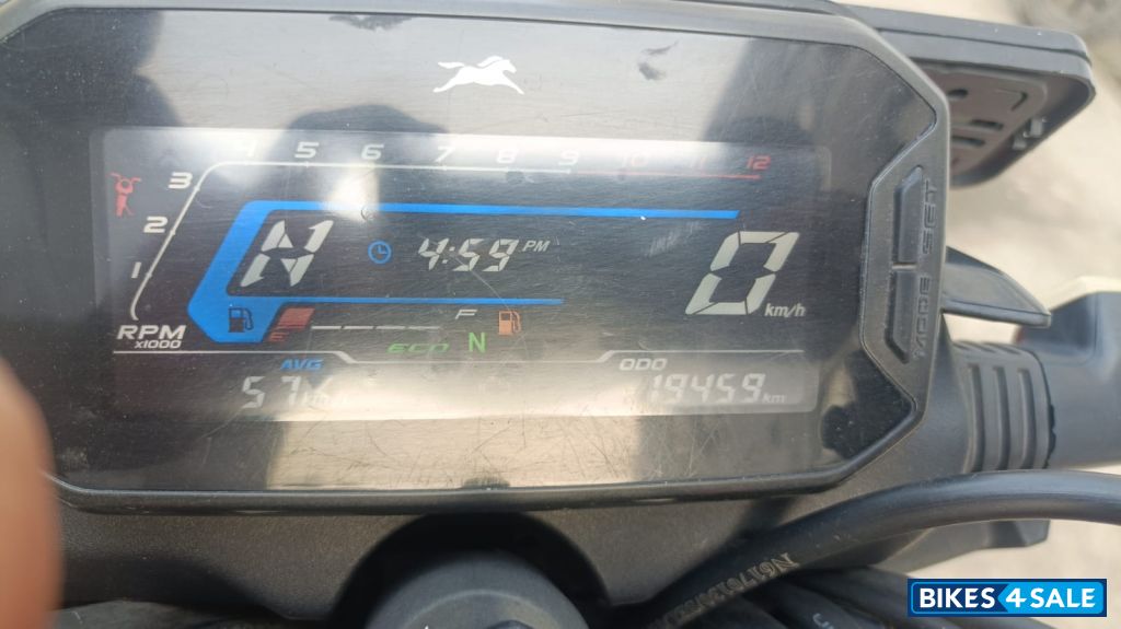 Striking Red TVS Raider