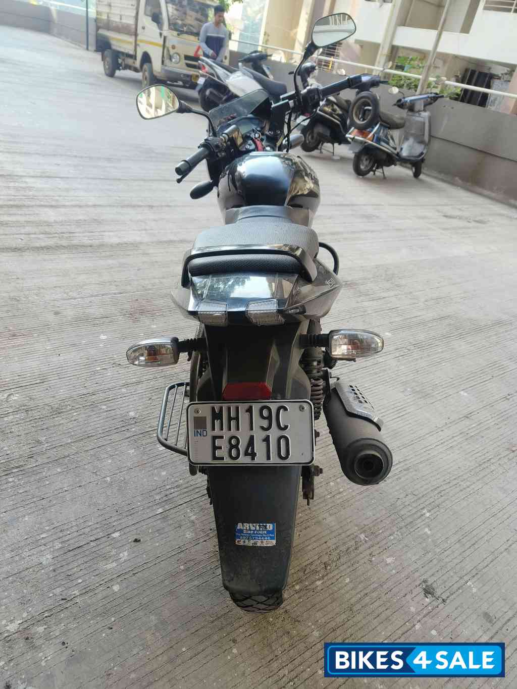 Jet Black Bajaj Pulsar 150 DTSi