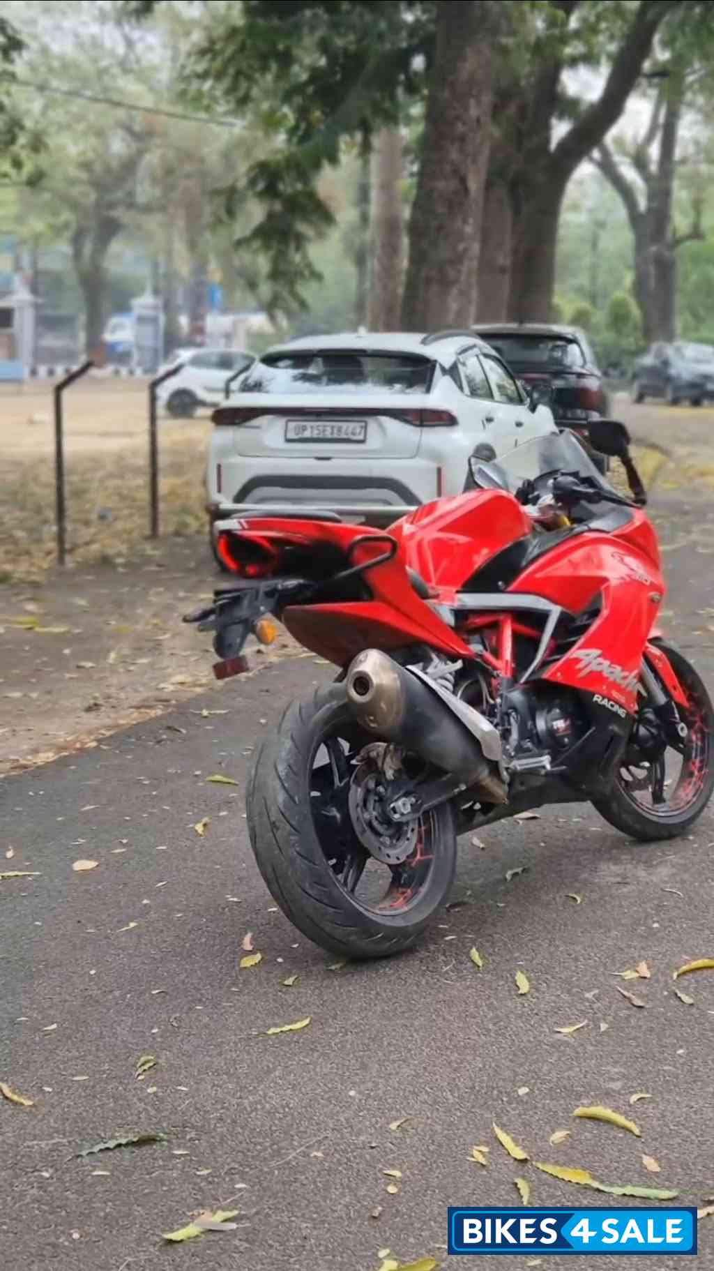 Racing Red TVS Apache RR 310