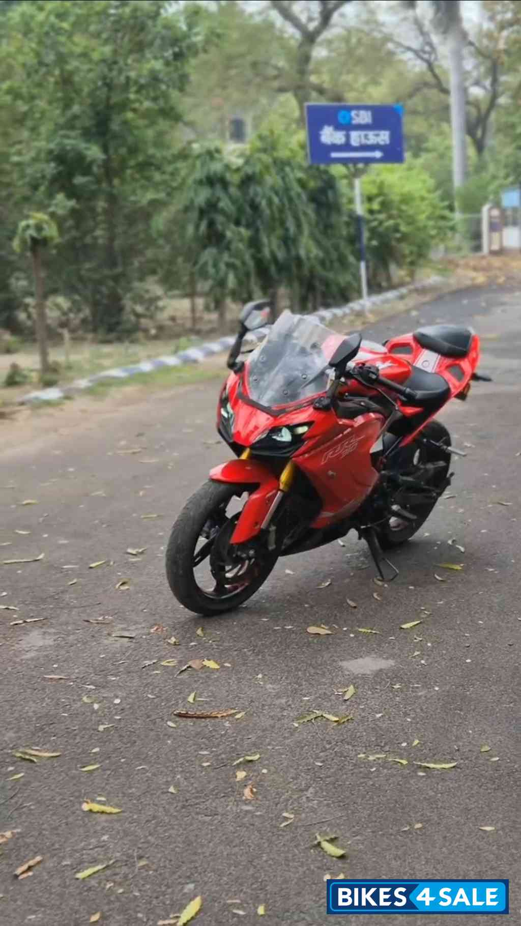 Racing Red TVS Apache RR 310
