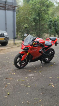 Racing Red TVS Apache RR 310