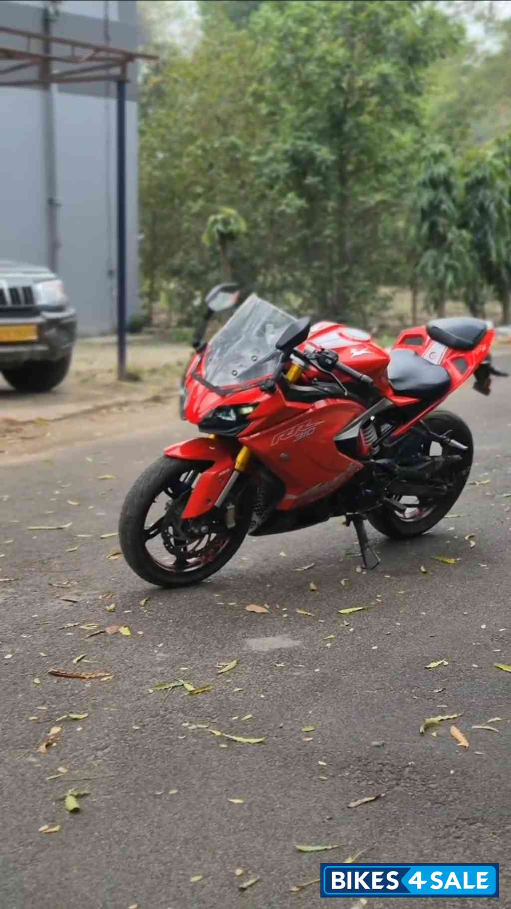 Racing Red TVS Apache RR 310