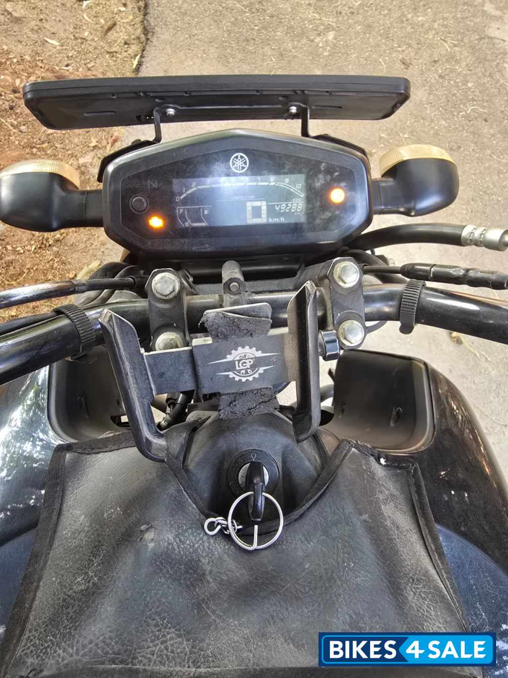 Black Mettalic Yamaha FZ FI V3 BS6