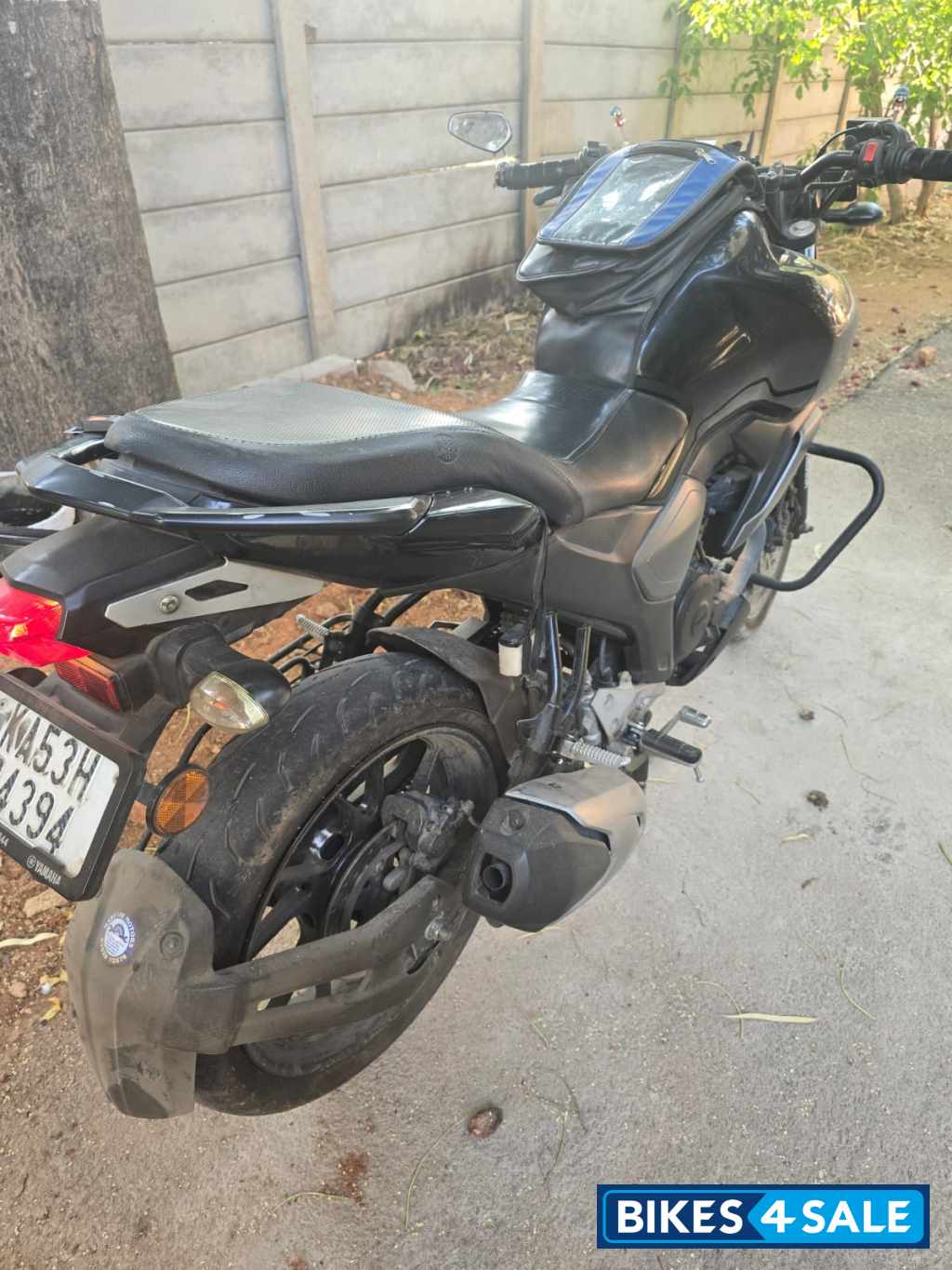 Black Mettalic Yamaha FZ FI V3 BS6