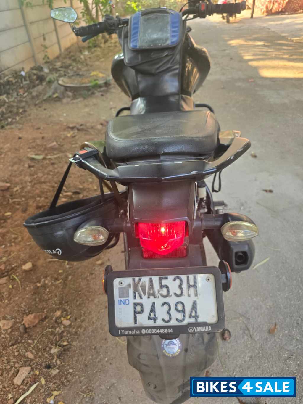 Black Mettalic Yamaha FZ FI V3 BS6