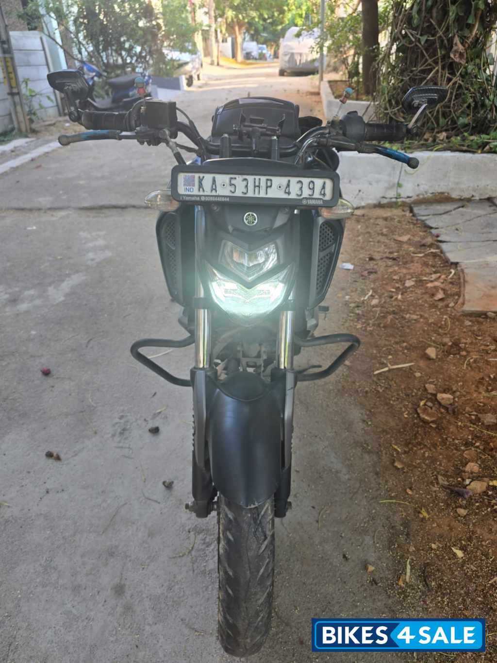 Black Mettalic Yamaha FZ FI V3 BS6