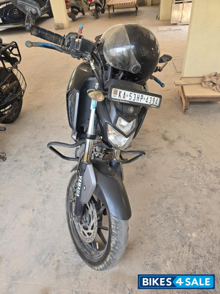 Black Mettalic Yamaha FZ FI V3 BS6