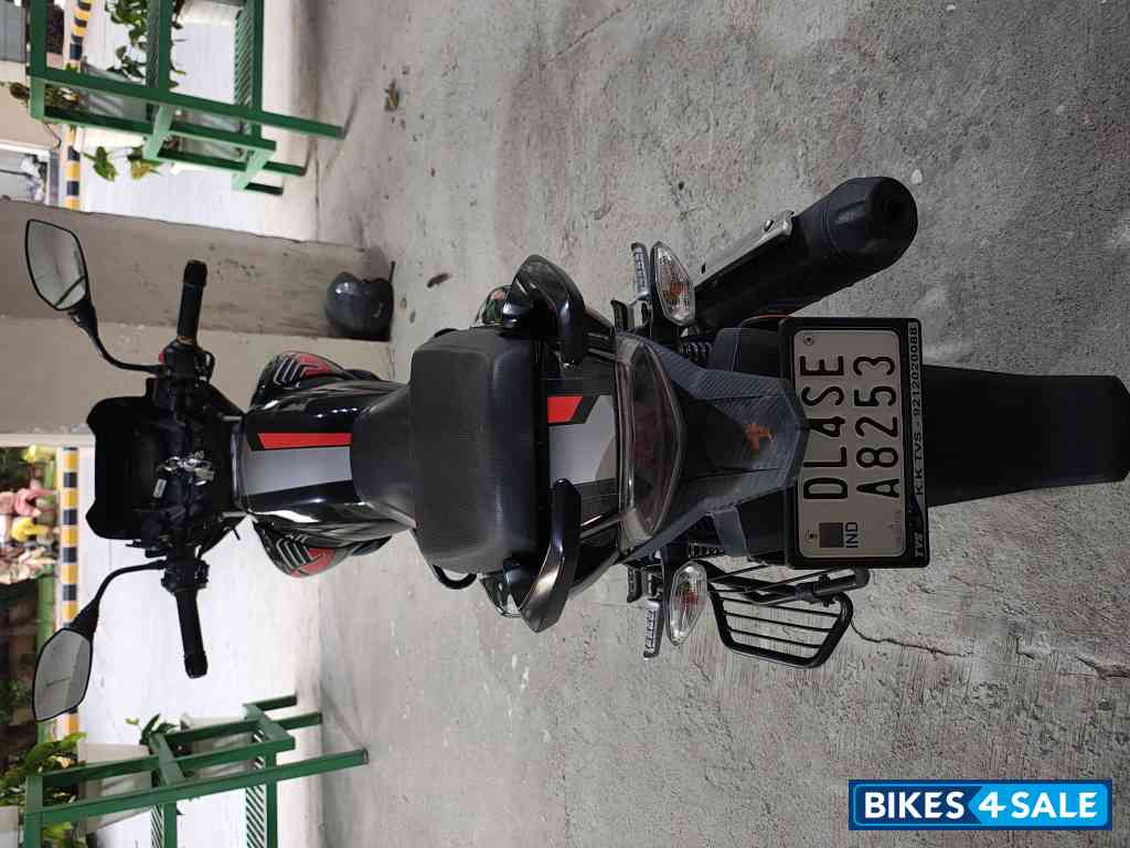 Black TVS Apache RTR 180 ABS