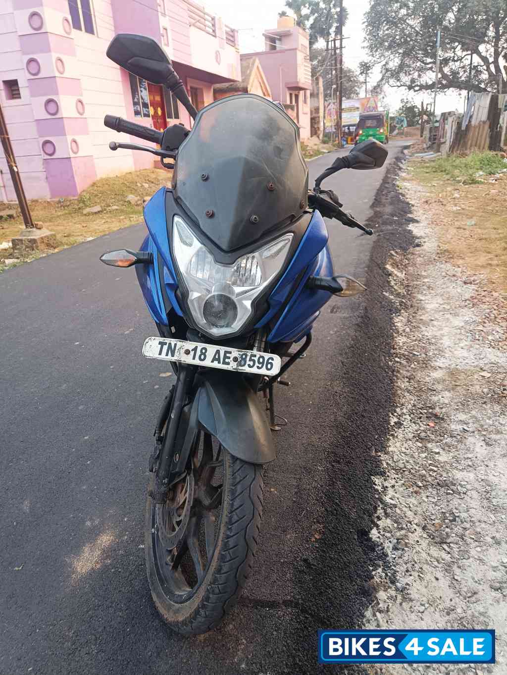 Black And Blue Bajaj Pulsar AS 150