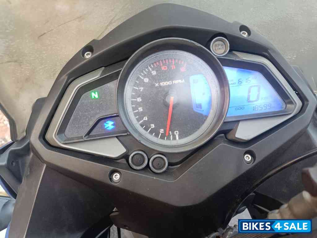 Black And Blue Bajaj Pulsar AS 150