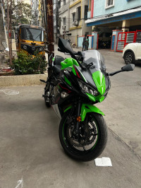 Green Kawasaki Ninja 650 BS6 2021