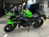 Green Kawasaki Ninja 650 BS6 2021