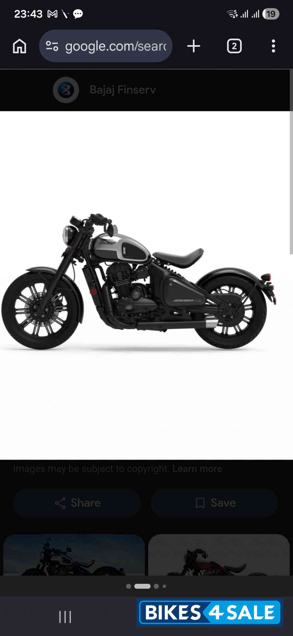 Black Mirror Jawa 42 Bobber Black Mirror