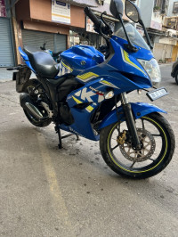 Blue Suzuki Gixxer SF Fi