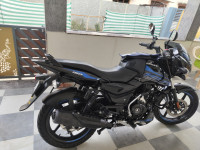 Black And Blue Bajaj Pulsar P150 Single Disc Single Seat